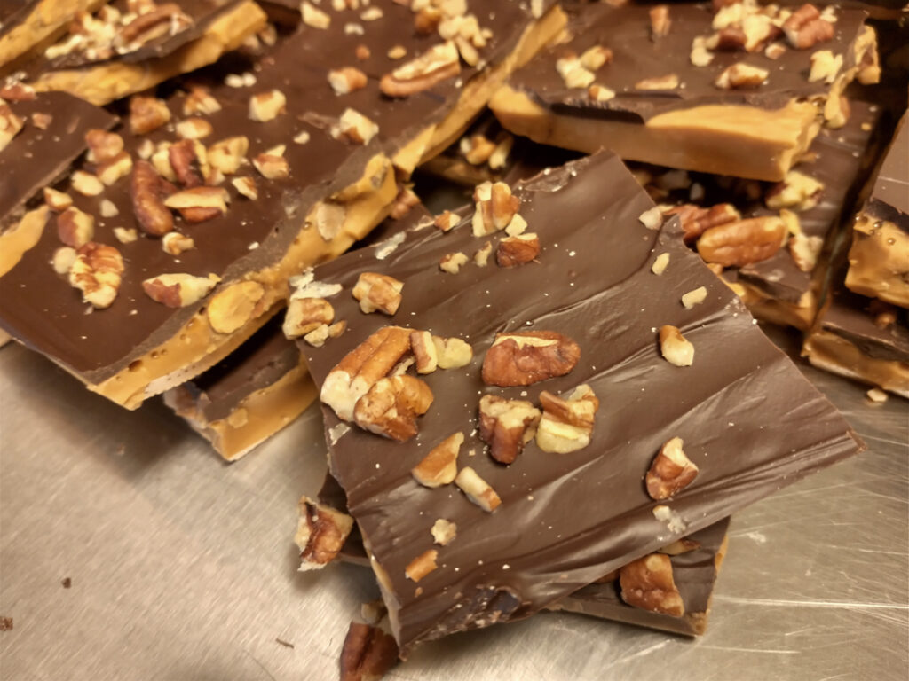 red rocks toffee